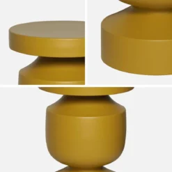Tavolino, fine divano, comodino in metallo