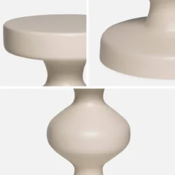 Tavolino, fine divano, comodino in metallo
