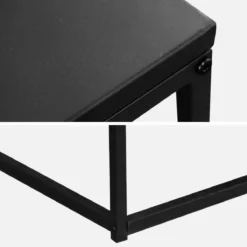 sweeek Tavolino in metallo nero