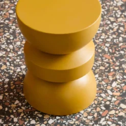 Tavolino, lato divano, comodino metallo