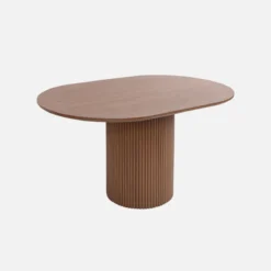 sweeek Tavolino oblungo con effetto legno intagliato