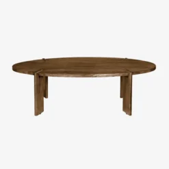 sweeek Tavolino ovale in legno di mango massello, 120cm