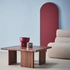 sweeek Tavolino quadrato effetto legno