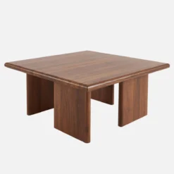 sweeek Tavolino quadrato effetto legno