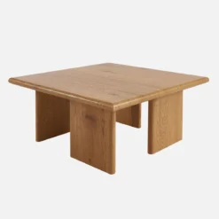 Tavolino quadrato effetto legno