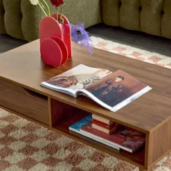 sweeek Tavolino vintage effetto legno