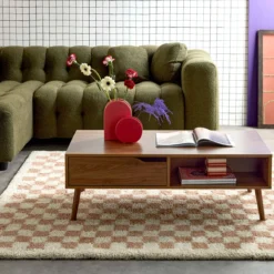 sweeek Tavolino vintage effetto legno