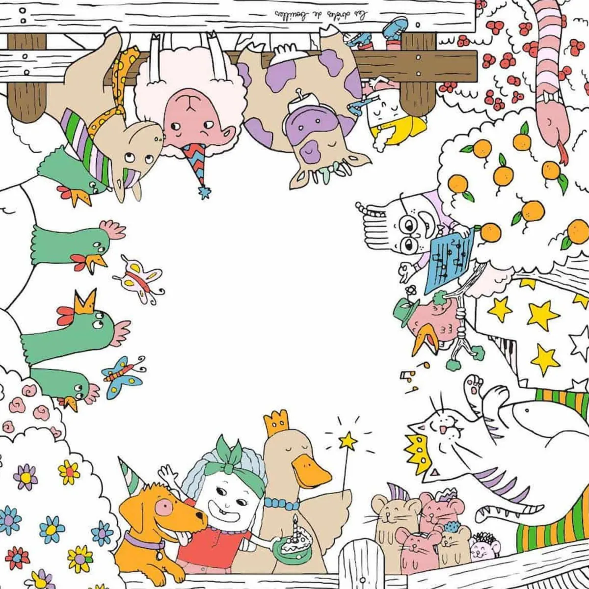 sweeek Tavolo da colorare per bambini