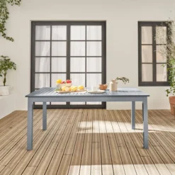sweeek Tavolo da giardino allungabile in alluminio 8 posti