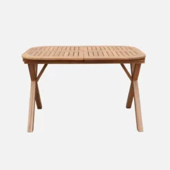 sweeek Tavolo da giardino estensibile in legno di acacia, 4-6 posti