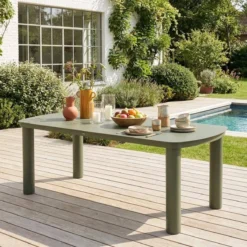 sweeek Tavolo da giardino in alluminio, 10 posti