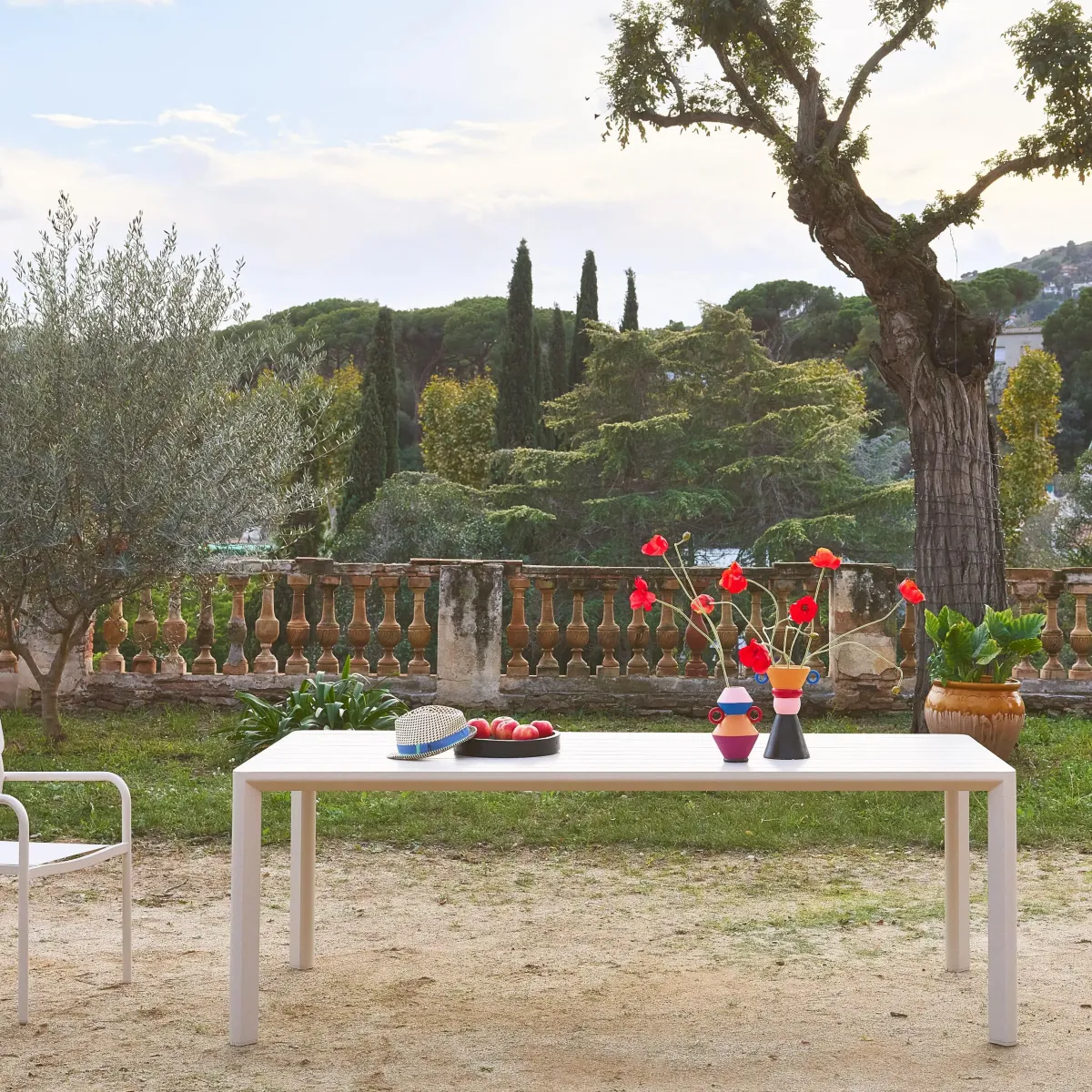 sweeek Tavolo da giardino in alluminio, 8 posti