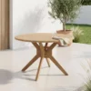 sweeek Tavolo da giardino in legno di acacia, 6 posti