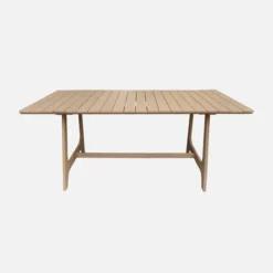sweeek Tavolo da giardino in legno di acacia 8 posti, 180cm
