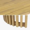sweeek Tavolo da giardino in legno di acacia, 6 posti