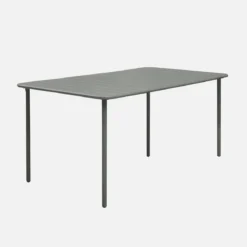 Tavolo da giardino in metallo 6-8 posti, 160cm