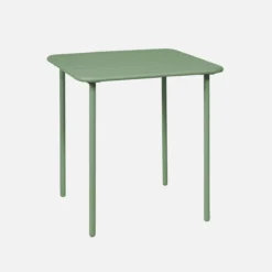 Tavolo da giardino in metallo 2 posti, 70cm