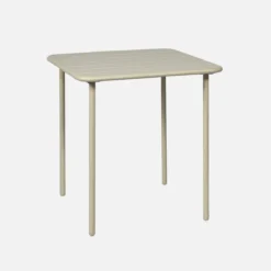 Tavolo da giardino in metallo 2 posti, 70cm