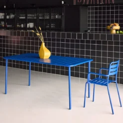 Tavolo da giardino in metallo 6-8 posti, 160cm