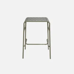sweeek Tavolo da giardino in metallo 2 posti, 70cm