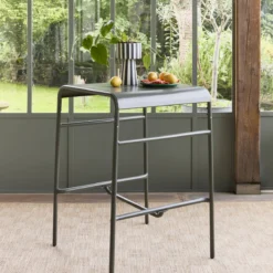 sweeek Tavolo da giardino in metallo 2 posti, 70cm