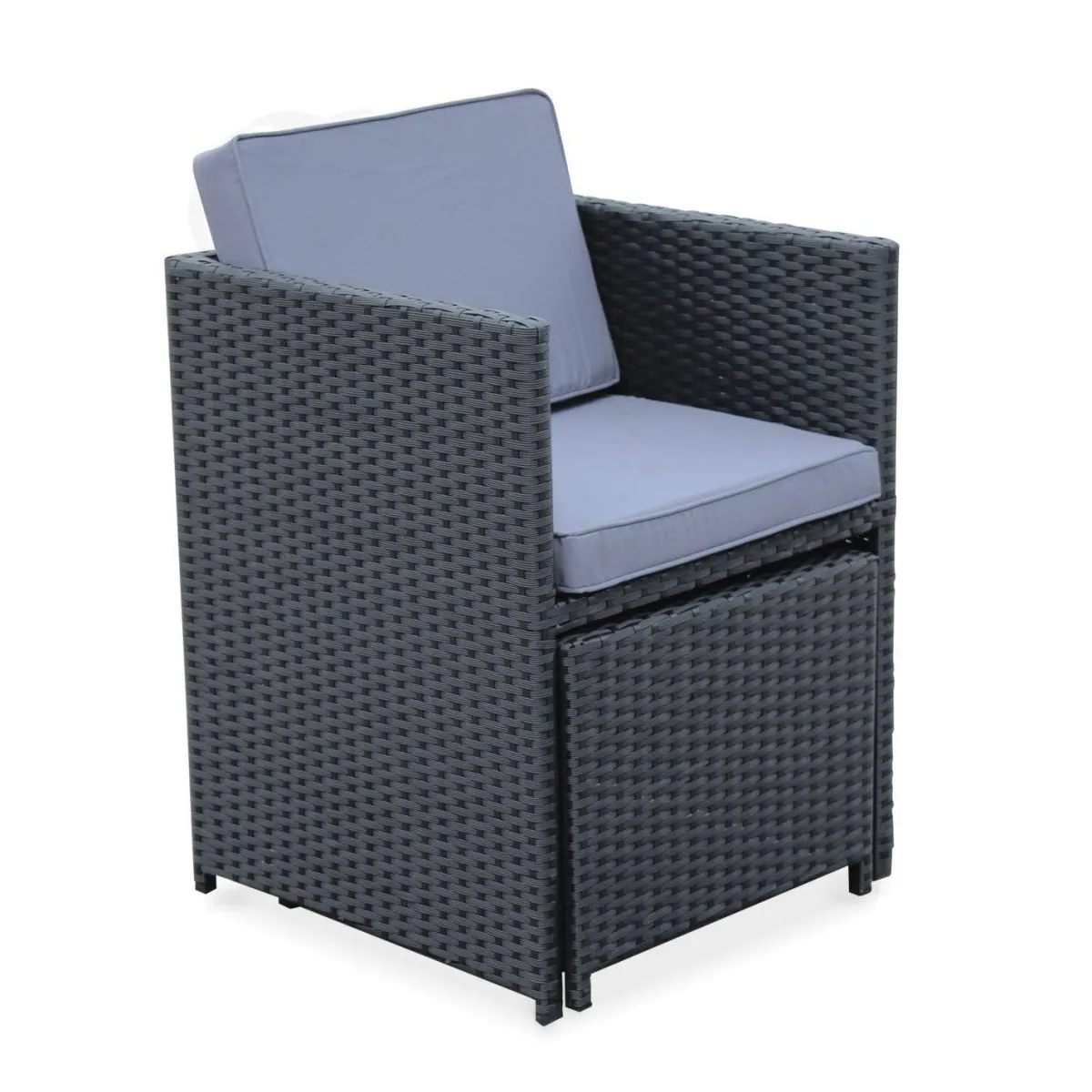 sweeek Tavolo da giardino in resina 8 poltroncine