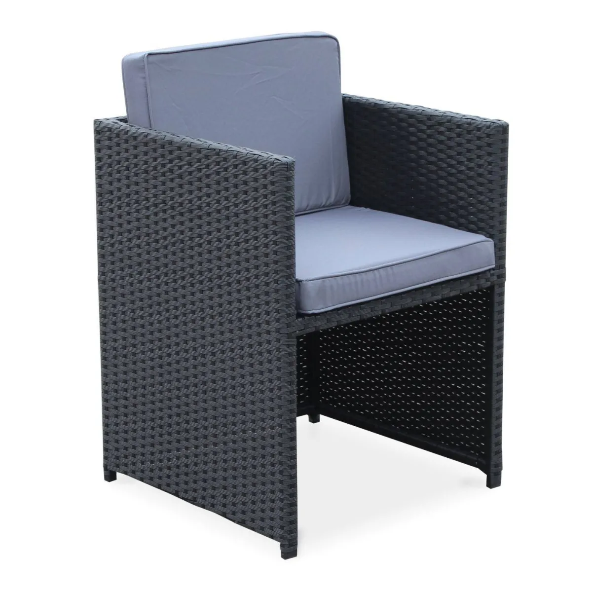 sweeek Tavolo da giardino in resina 8 poltroncine