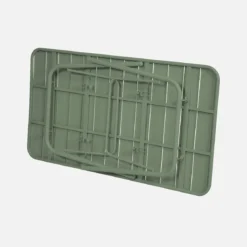 Tavolo da giardino pieghevole in metallo 6 posti, 140cm