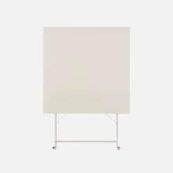 sweeek Tavolo da giardino pieghevole in acciaio, 2 posti, 70cm