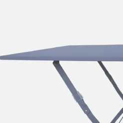 sweeek Tavolo da giardino pieghevole in acciaio, 2 posti, 70cm