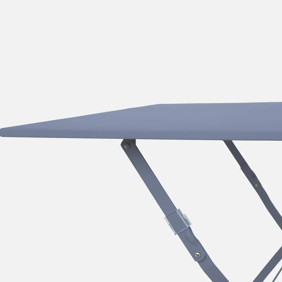sweeek Tavolo da giardino pieghevole in acciaio, 2 posti, 70cm