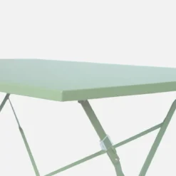 sweeek Tavolo da giardino pieghevole in acciaio, 4 posti, 110cm