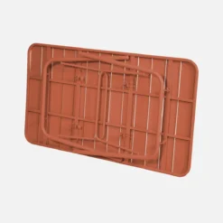 sweeek Tavolo da giardino pieghevole in metallo 6 posti, 140cm