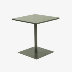 sweeek Tavolo da giardino quadrato in acciaio, 70cm