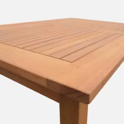 sweeek Tavolo da giardino rettangolare allungabile in legno, 12 posti