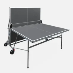 sweeek Tavolo da ping pong per esterni 274cm con 2 racchette e 3 palline + copertura in PVC