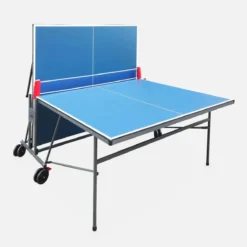sweeek Tavolo da ping pong per interni piegabile con 2 racchette e 3 palline, 274cm