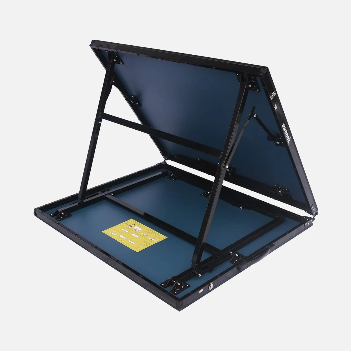 sweeek Tavolo da ping pong per interni con 2 racchette e 3 palline, 180cm