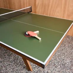 sweeek Tavolo da ping pong per interni deluxe con 2 racchette e 3 palline, 274cm