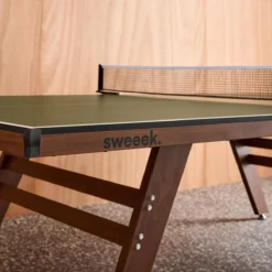 sweeek Tavolo da ping pong per interni deluxe con 2 racchette e 3 palline, 274cm