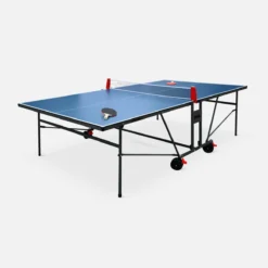sweeek Tavolo da ping pong per interni 274cm con 2 racchette e 3 palline + custodia in PVC
