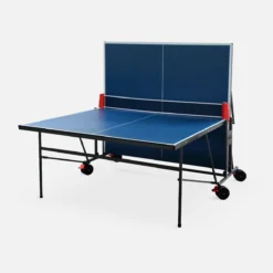 sweeek Tavolo da ping pong per interni 274cm con 2 racchette e 3 palline + custodia in PVC