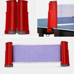 sweeek Tavolo da ping pong pieghevole per esterni con 4 racchette e 6 palline, 274cm