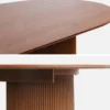 sweeek Tavolo da pranzo con effetto legno de 4-6 posti a sedere, 180cm