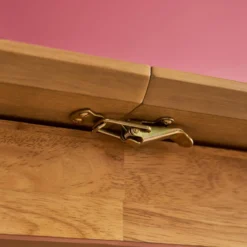 sweeek Tavolo da pranzo ovale allungabile in legno di hevea e impiallacciatura di quercia 4-6 posti