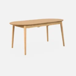 Tavolo da pranzo ovale allungabile da 6 a 8 posti