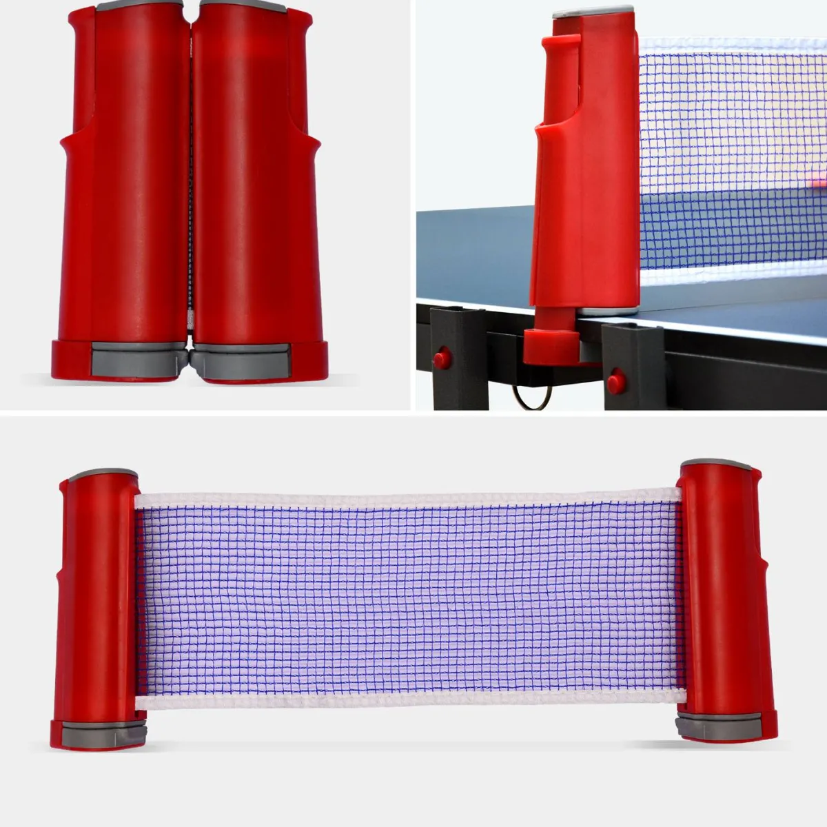 sweeek Tavolo ping pong per esterni pieghevole con 2 racchette e 3 palline + copertura in PVC