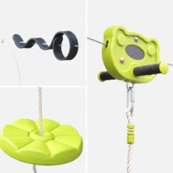 sweeek Teleferica da giardino per bambini, 30m