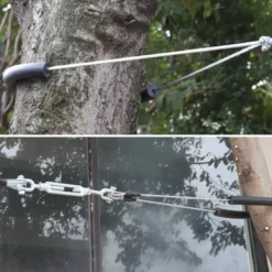sweeek Teleferica da giardino per bambini, 30m