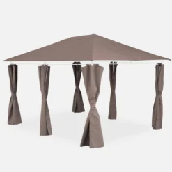 Telo di tetto + tende per pergola 3x4m Divio